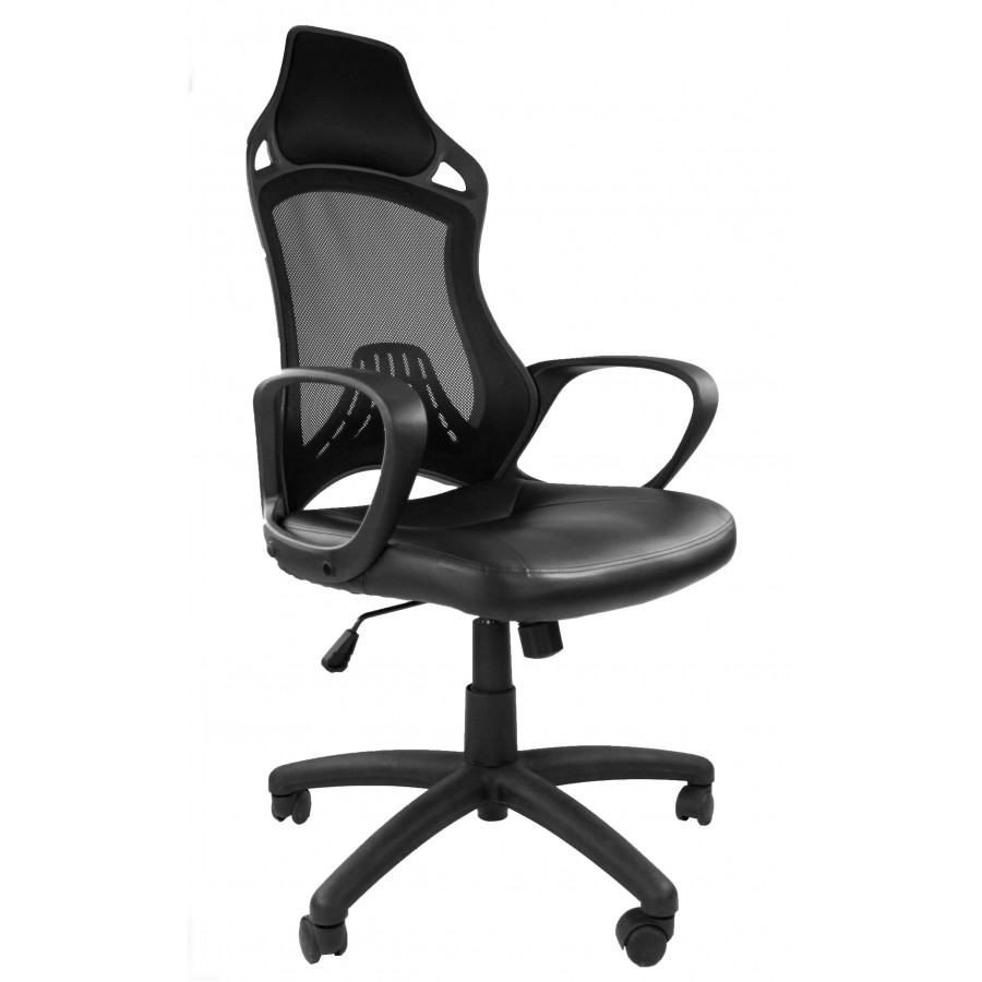 Ascot High Back Mesh Office Chair With Headrest